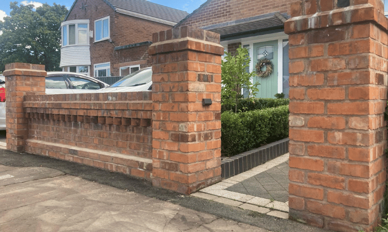 garden walls and brickwork